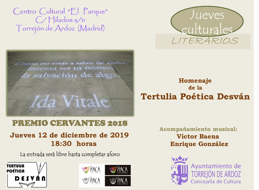 Jueves Culturales literarios