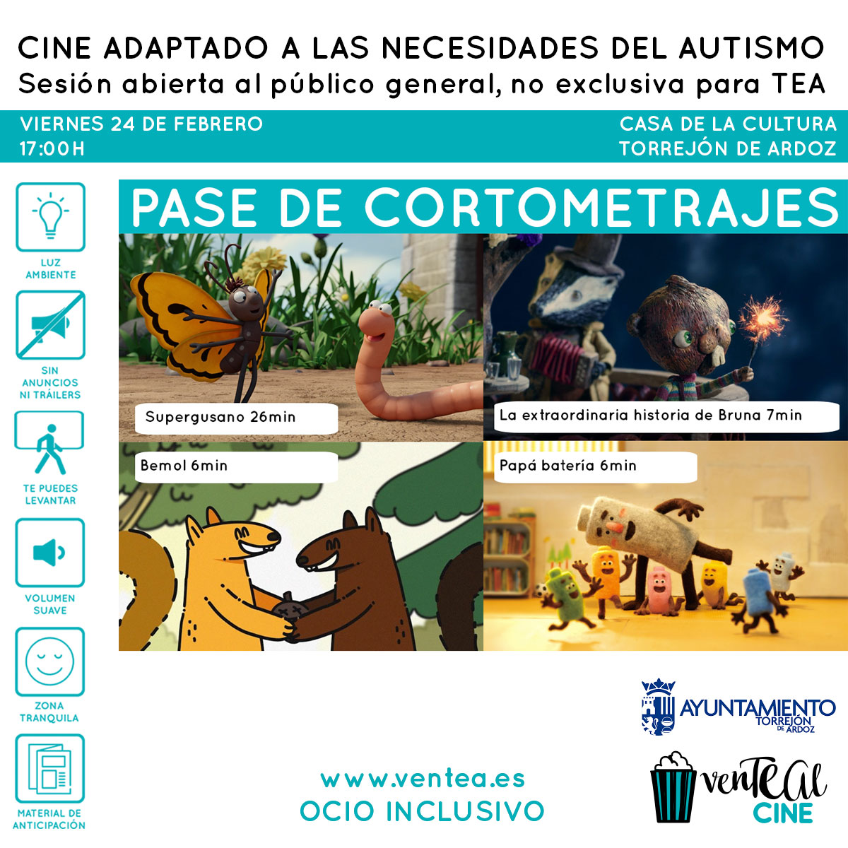 VenTEAlcine - Cine adaptado a personas con TEA