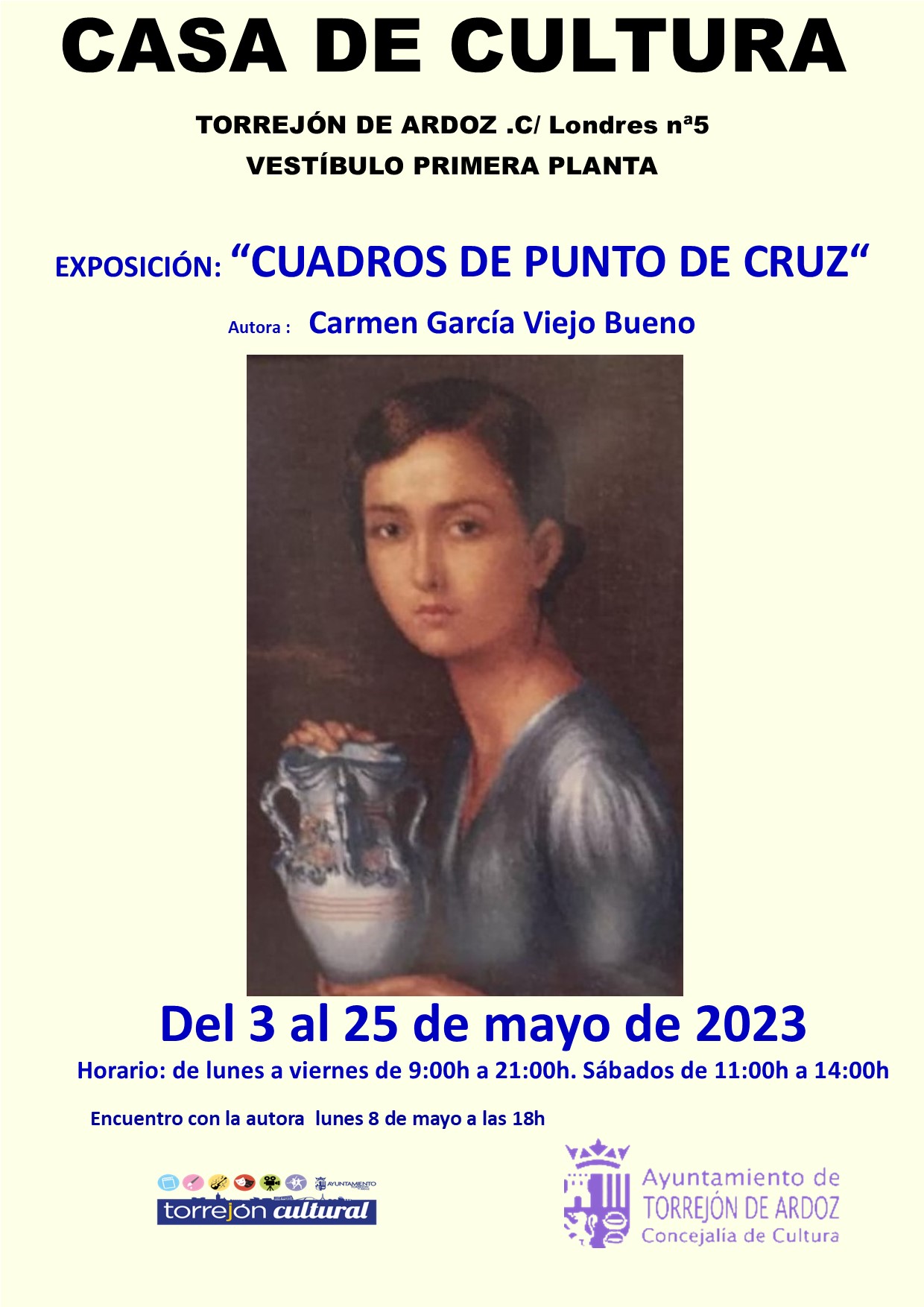 Exposición "Cuadros de punto de cruz"