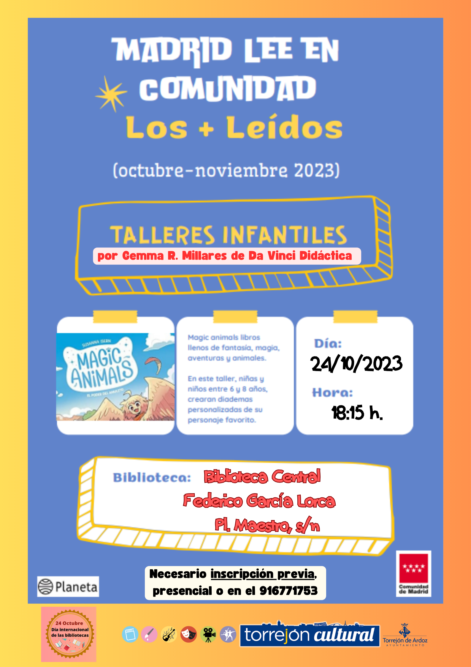 Taller Madrid lee en comunidad