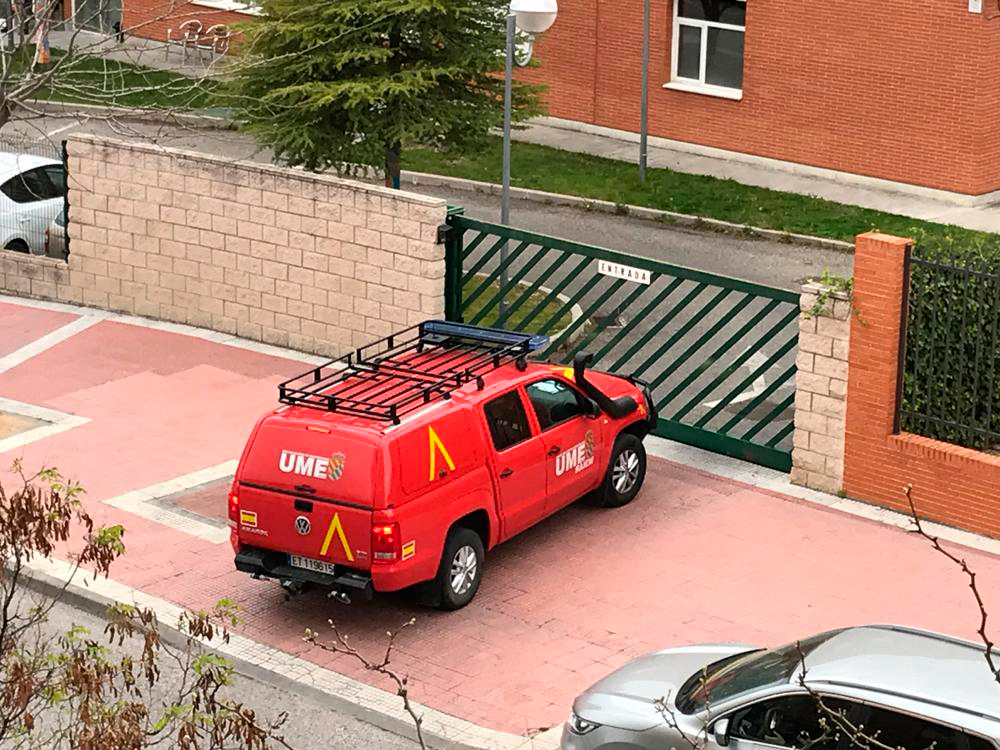 Desinfección residencias UME