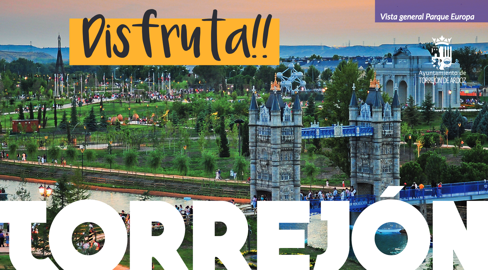 díptico de disfruta torrejón
