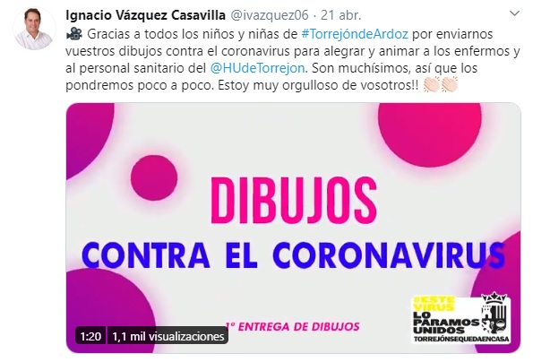Tweet Alcalde 21 abril
