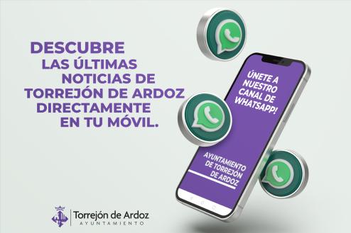 Canal de Whatsapp Ayuntamiento de Torrejón de Ardoz