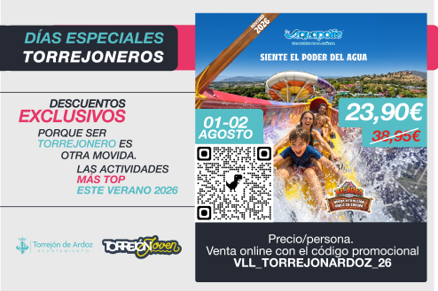 El Aquopolis se suma este fin de semana a los los Días Especiales de Torrejón