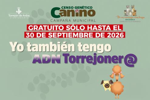 El test de saliva para registrar el ADN Canino se realiza, de forma indolora para el perro y gratuito para el propietario, hasta el 30 de septiembre