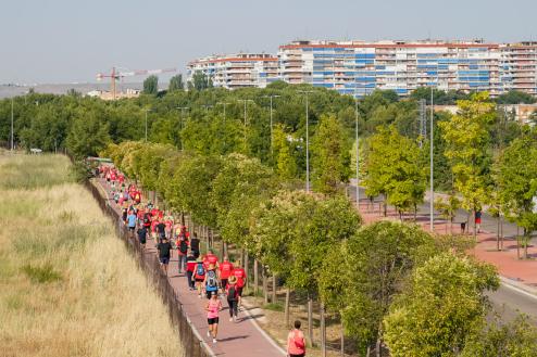 Imagen de una de las caminatas celebradas la pasada edición