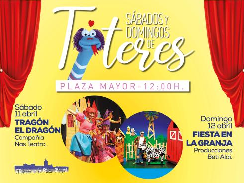 “Sábados y domingos de Títeres”
