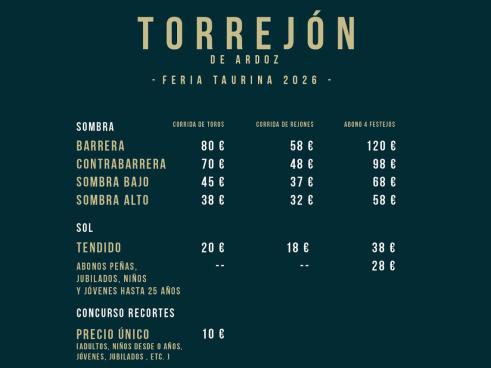 Feria Taurina Torrejón de Ardoz 2026