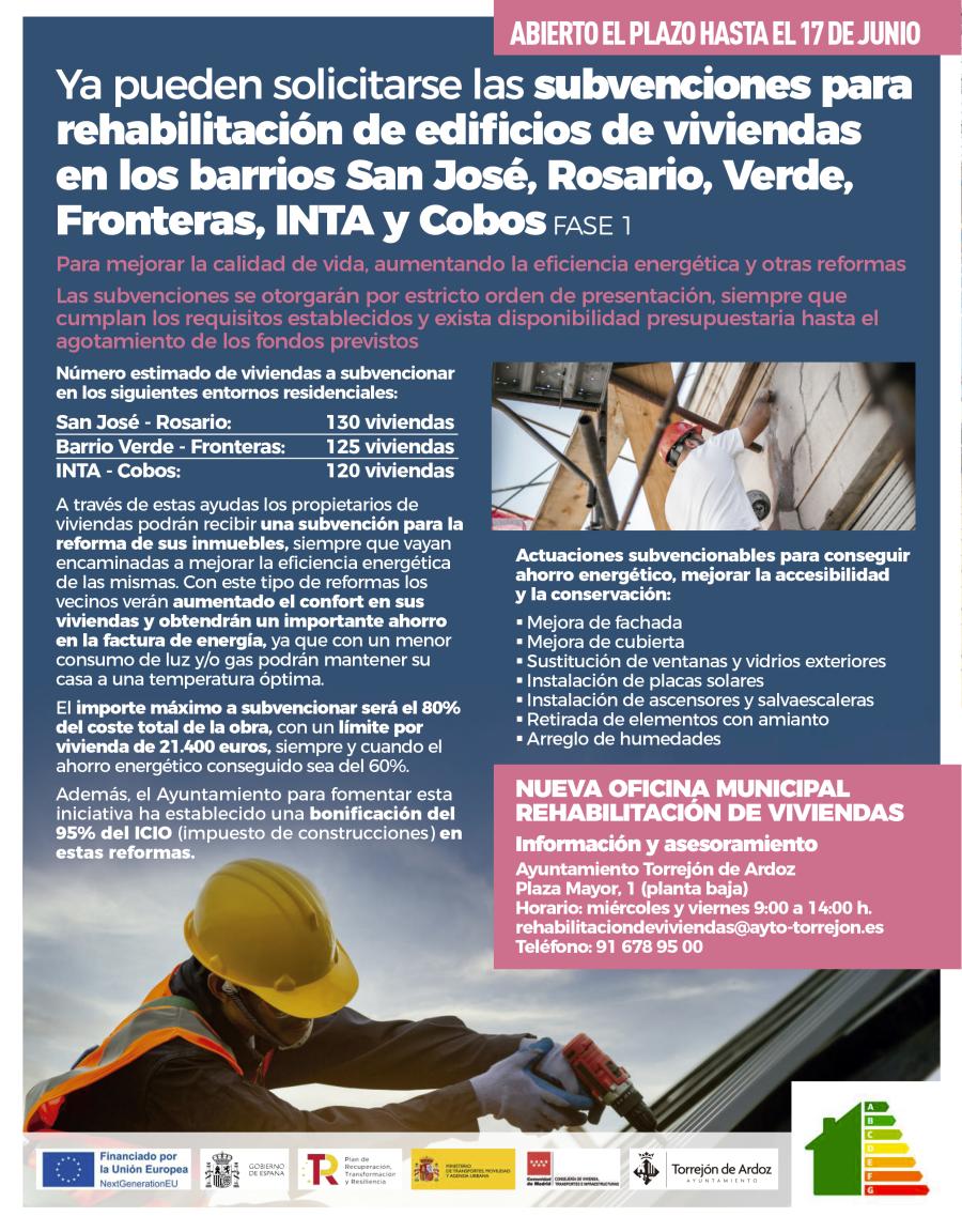 Subvenciones rehabilitación viviendas barrios antiguos