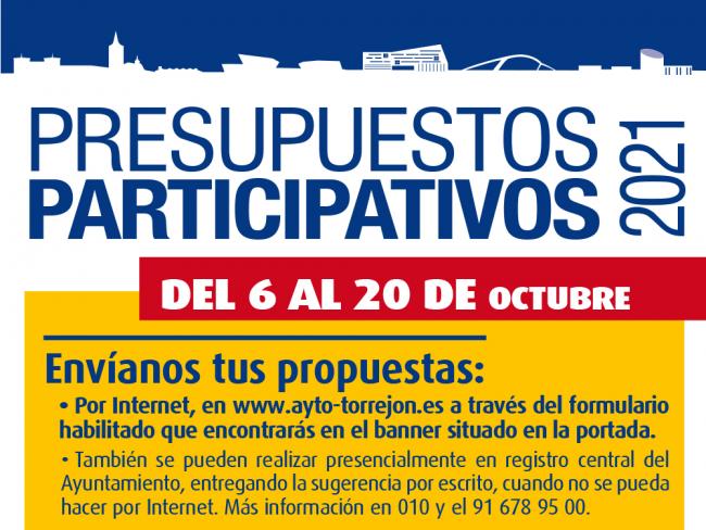 Presupuestos participativos Torrejón de Ardoz 2020