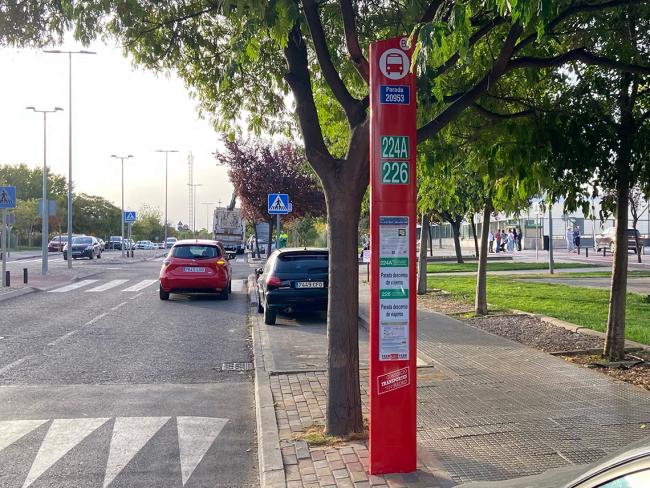 Nuevas paradas de autobús