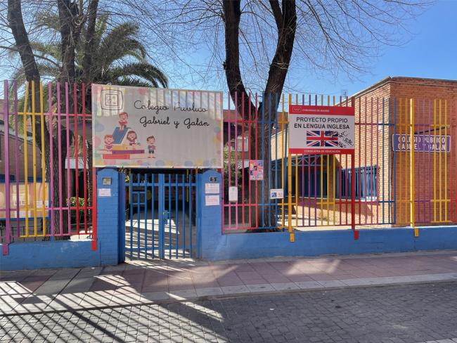 El CEIP Gabriel y Galán de Torrejón de Ardoz impartirá el primer ciclo de Educación Infantil de 0 a 3 años a partir del próximo curso 2023-2024