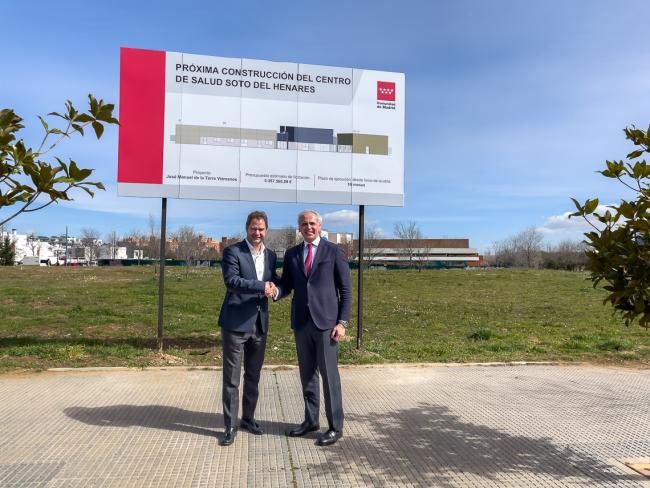 Torrejón de Ardoz contará con un nuevo, moderno y amplio Centro de Salud en Soto Henares