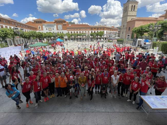 La VI edición del Camino de Cervantes finalizó ayer domingo con la última ruta que salió desde el Hospital Universitario de Torrejón y terminó en la Plaza Mayor