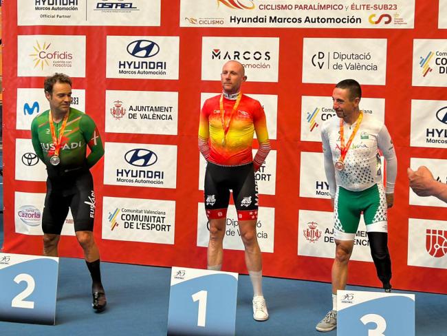 El ciclista torrejonero, Julio Enrique Bermejo