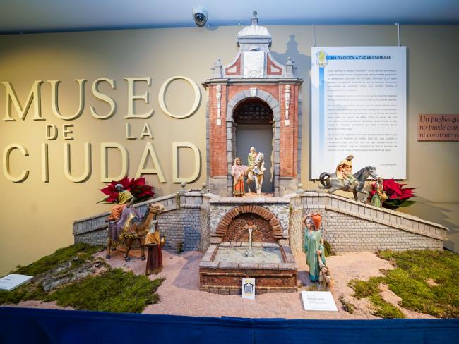 Belén de la Asociación Belenista de Madrid en el Museo de la Ciudad