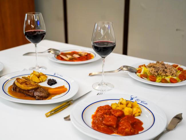Algunos de los platos que componen la Muestra Gastronómica