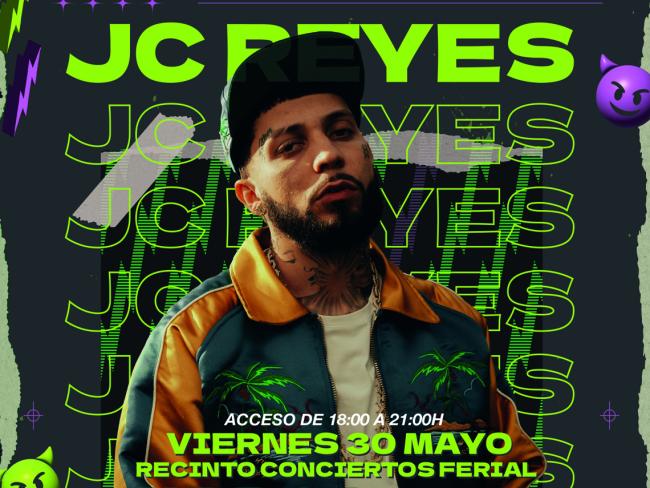 Todavía quedan invitaciones para torrejoneros para disfrutar del concierto de JC Reyes de este viernes, 30 de mayo