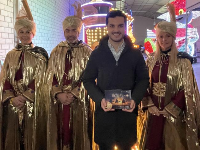 El alcalde, Alejandro Navarro, durante la presentación de la Gran Cabalgata de Reyes que este año cuenta con grandes novedades