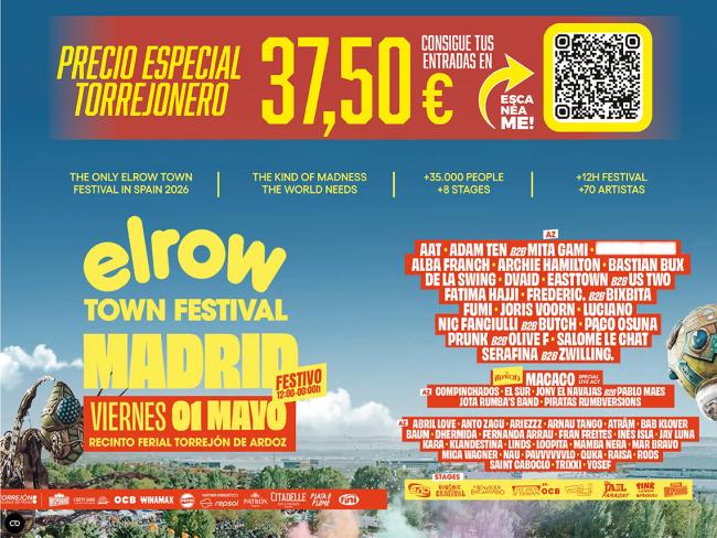 Últimas entradas para el festival internacional elrow Town Madrid 