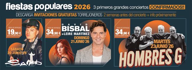 Conciertos Fiestas Populares 2026
