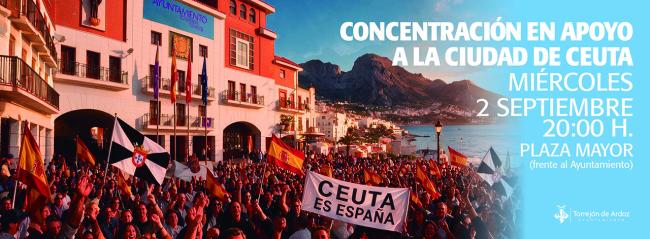 Concentración apoyo Ceuta